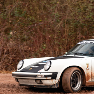 Porsche 911 (964) an der Schwarzwald Winter Challenge 2026