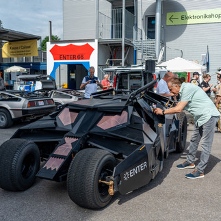 Tumbler von Batman am Filmautotreffen