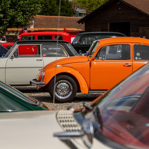VW Käfer am OSMT Zug