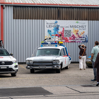 Ecto-1 am Filmautotreffen