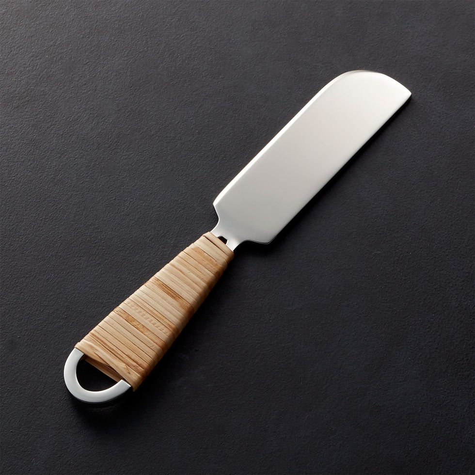 Thumbnail: Bamboo Wrapped Cheese Knife Set
