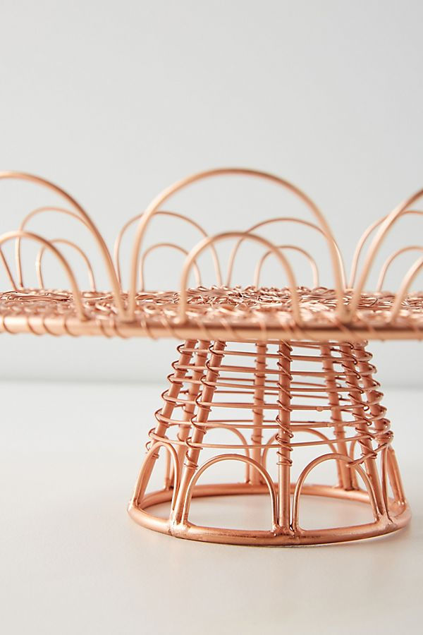 Thumbnail: Gardenia Copper Cake Stand