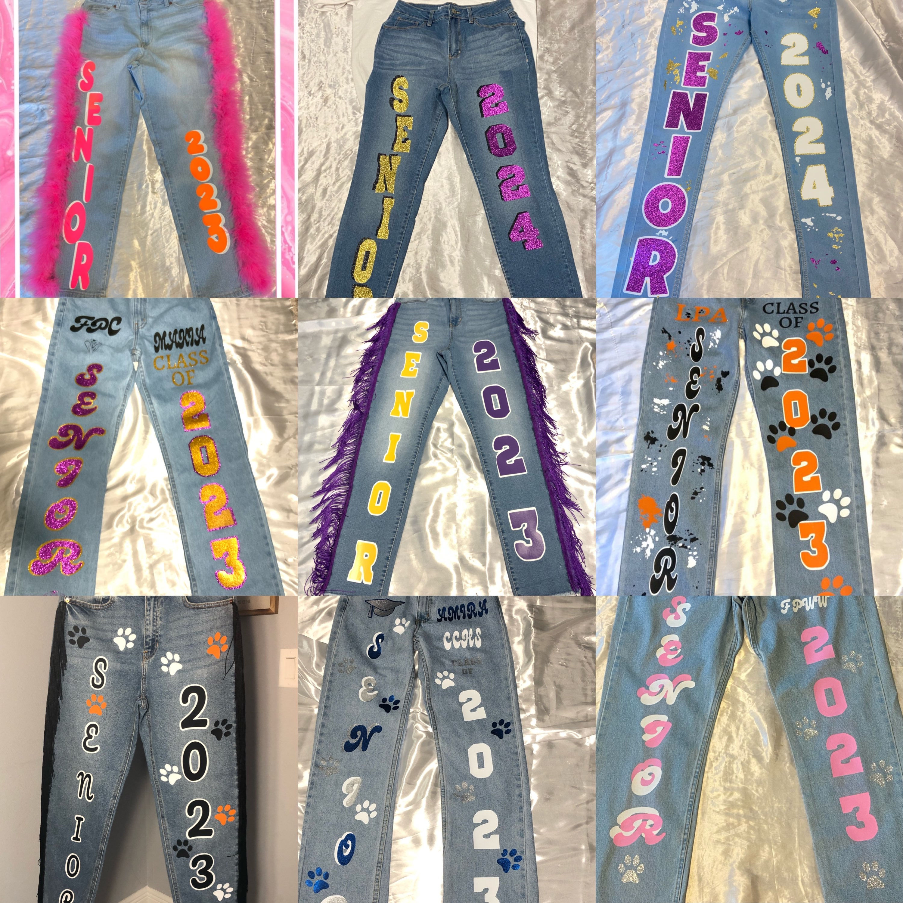 Create your design! Class Jeans, Regular OR Birthday Jeans