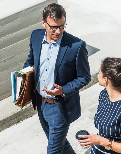 Business Professionals Talking