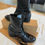Thumbnail: Vintage Lace up Hook Boots