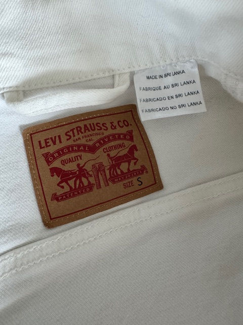 Thumbnail: Levi's White Denim Trucker Jacket
