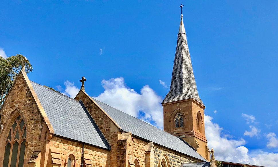 Church roof Welsh slate Canberra