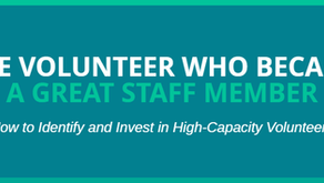 The Volunteer Who Became a Great Staff Member 