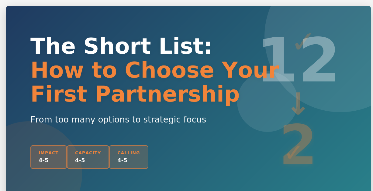 Partnership Evaluation Scorecard