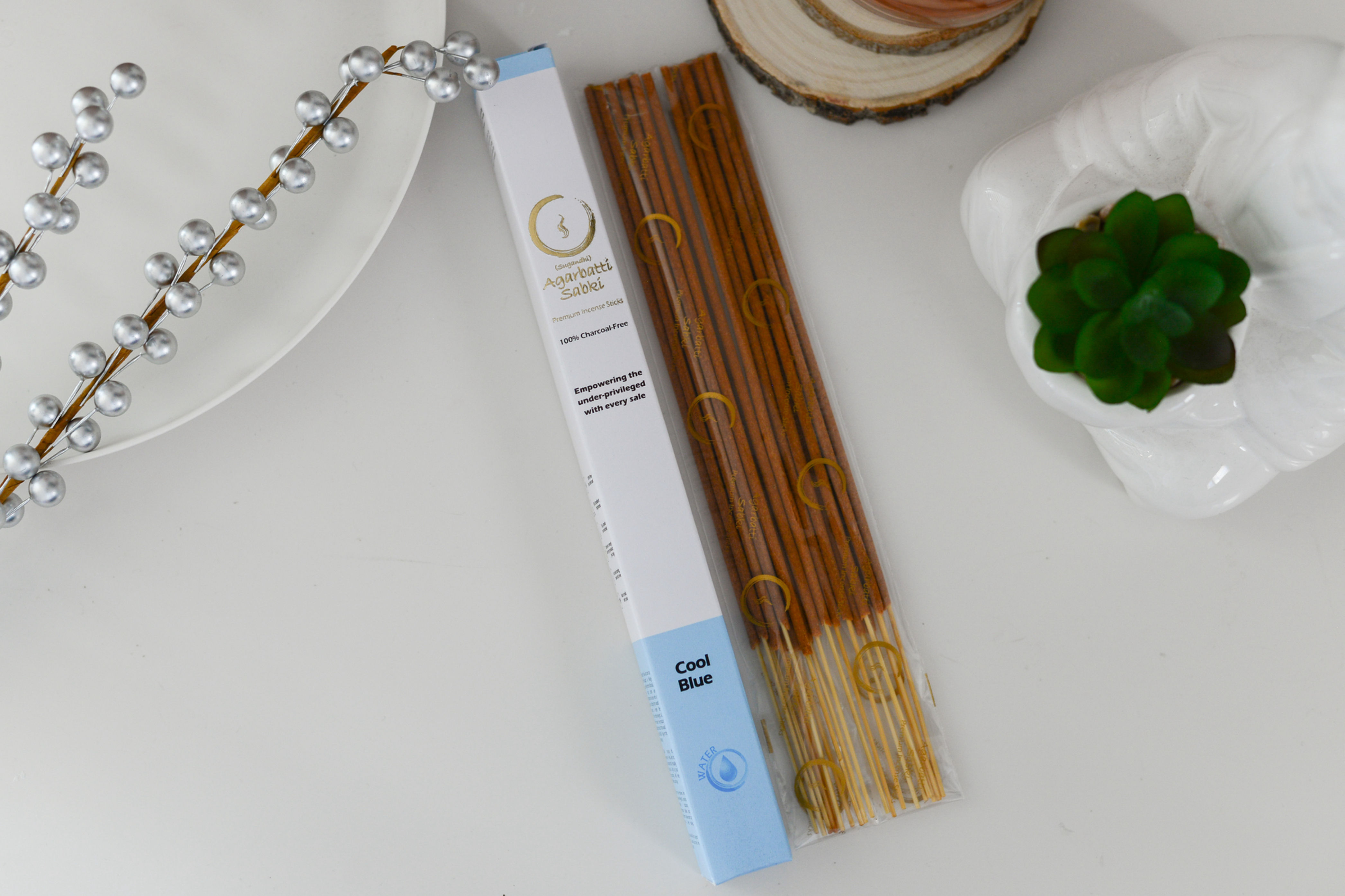 Wholesale Cool Blue Incense Sticks - Water Element Balancing Incense