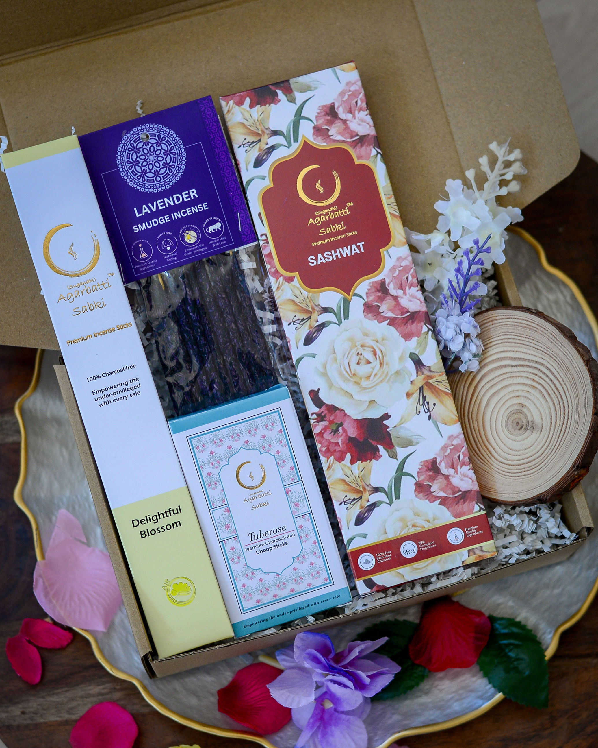 Floral Incense Bundle - Gift Set
