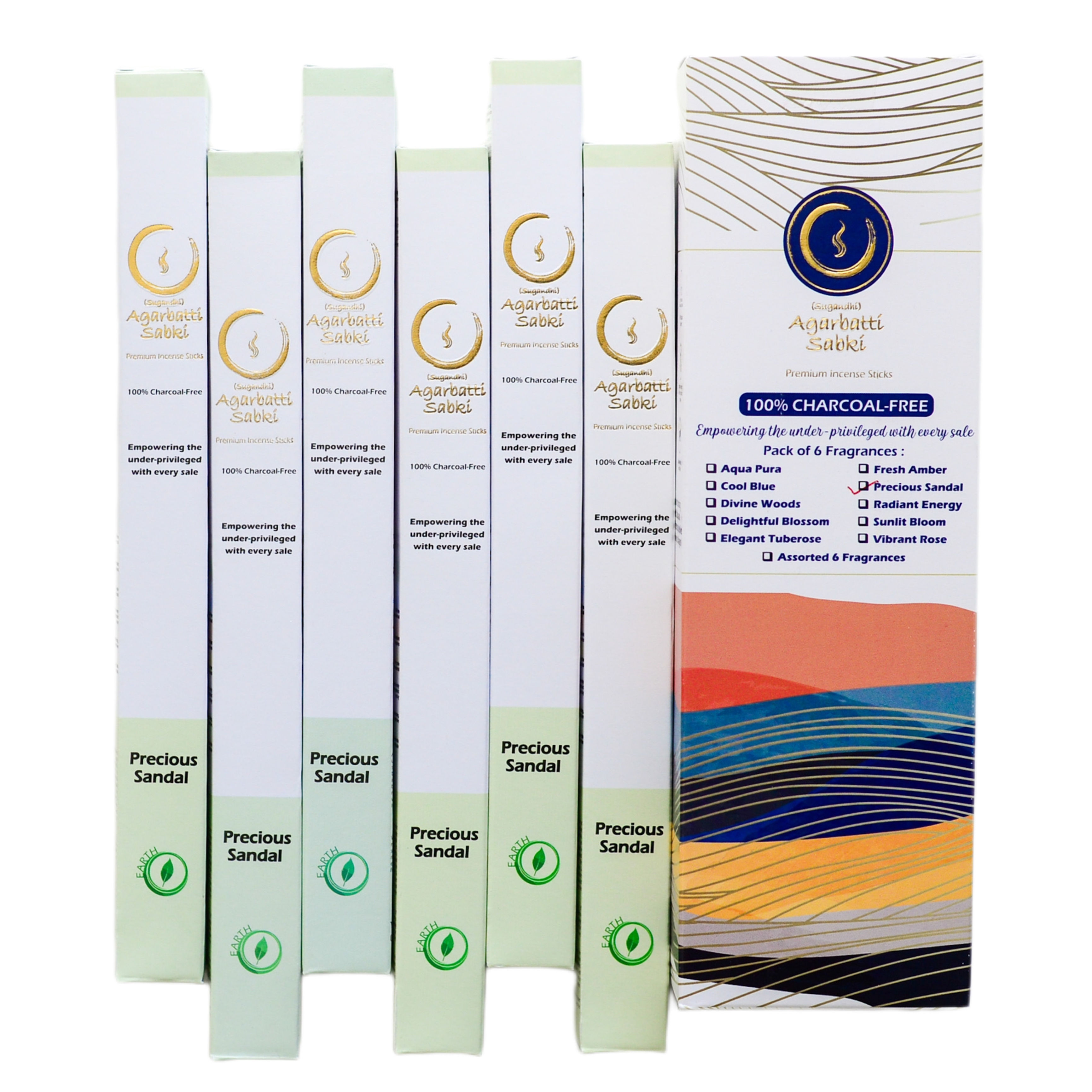 Sandawood Incencse Sticks Earth Element Balancing 120 sticks