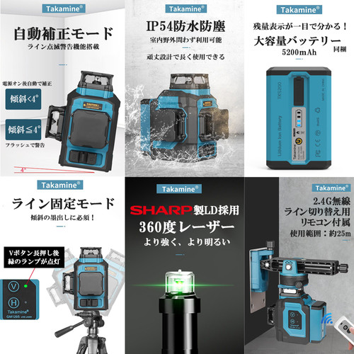 レーザー墨出し機 FGL-441E 室内・野外兼用機 易しく