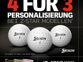 Srixon Z-Star Bälle Personalisierung 4 für 3!!