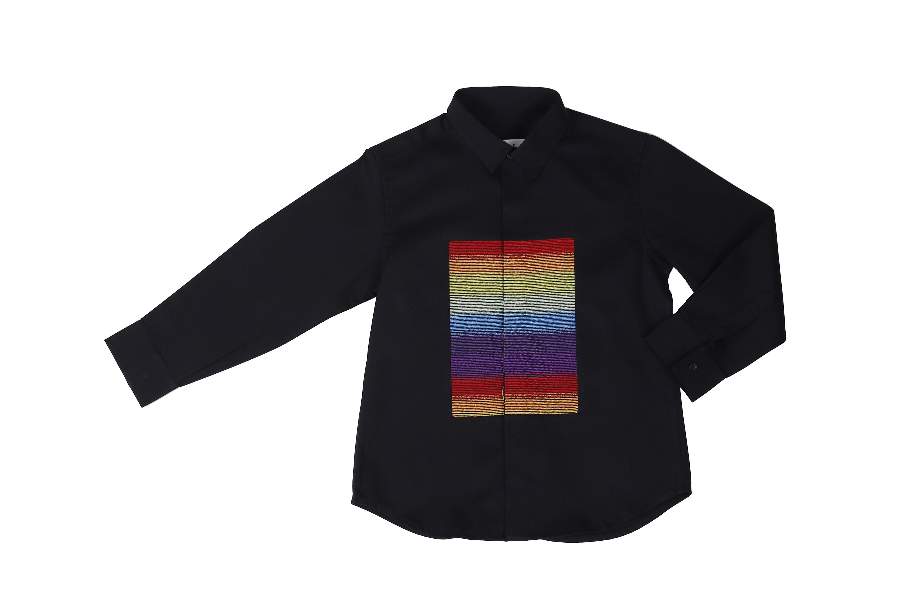 Multicolor Square Patch Shirt