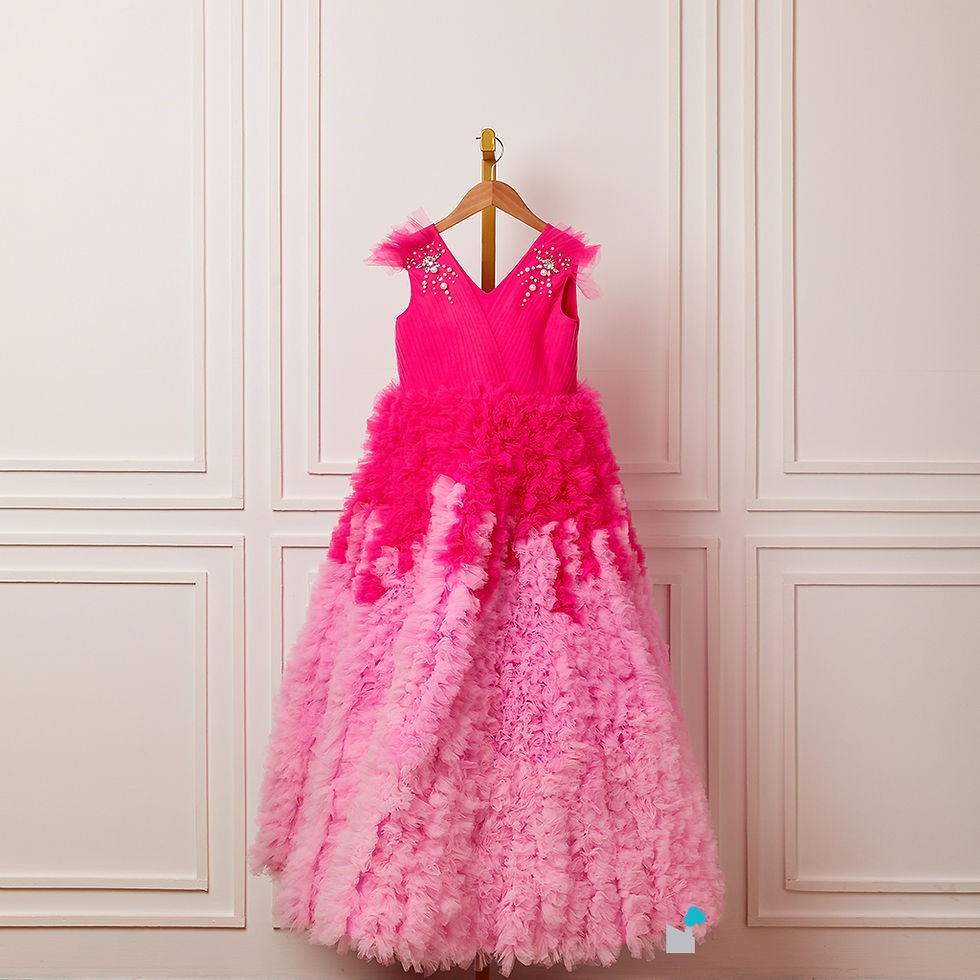 Pink Shaded Candy Gown