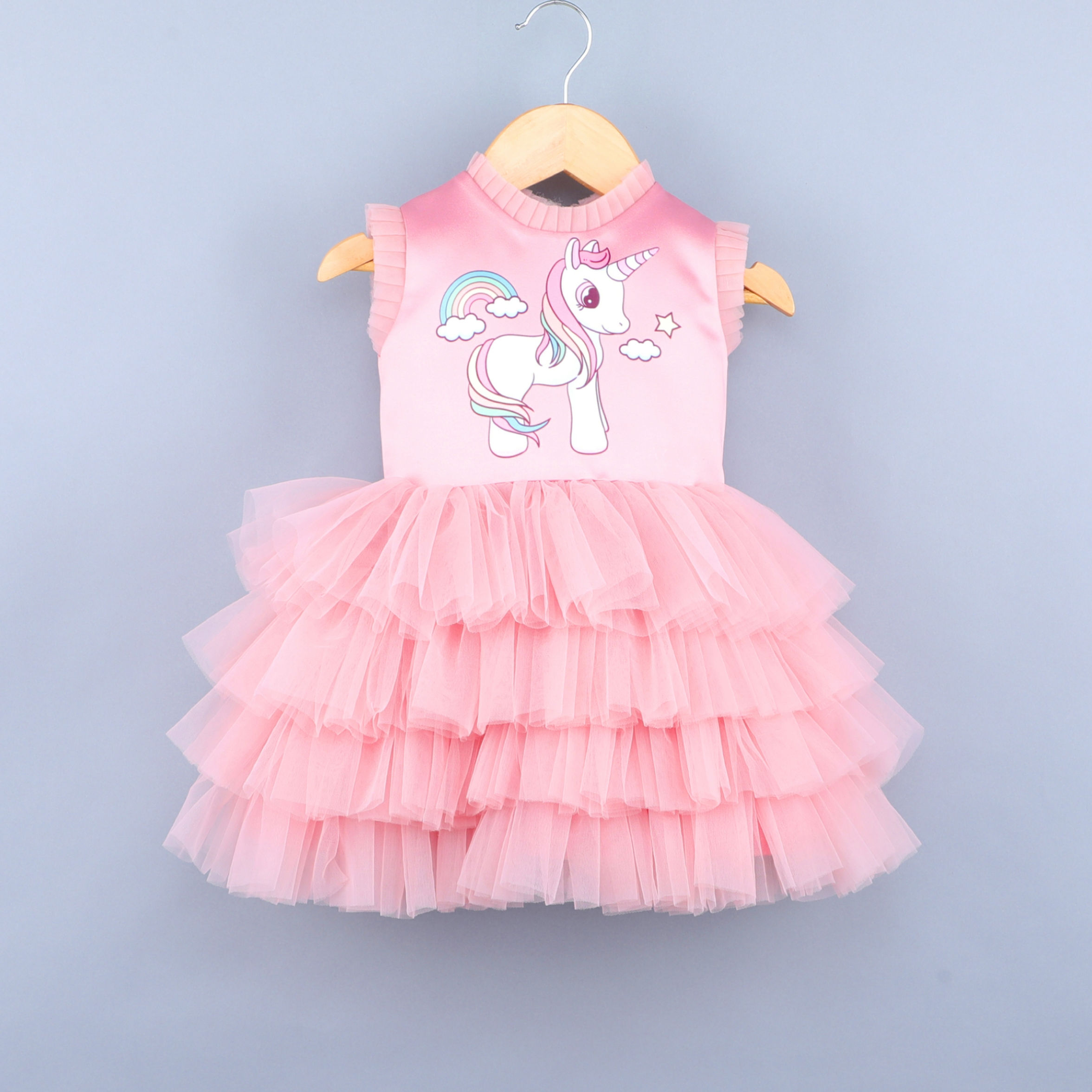 Rainbow Unicorn Pink Dress