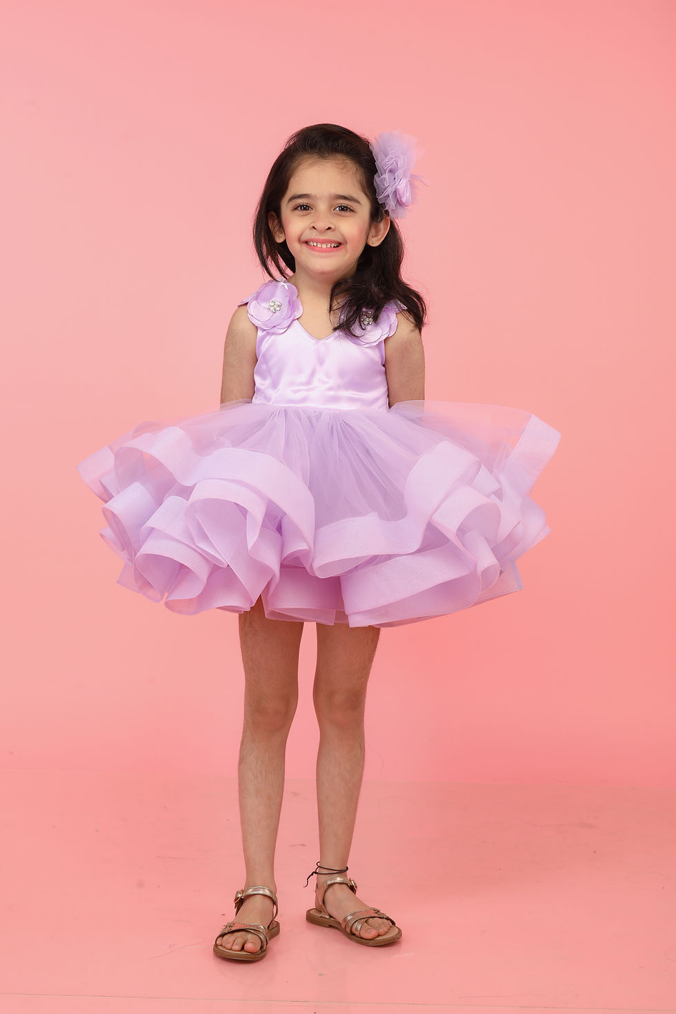 Lavender Layered Dress