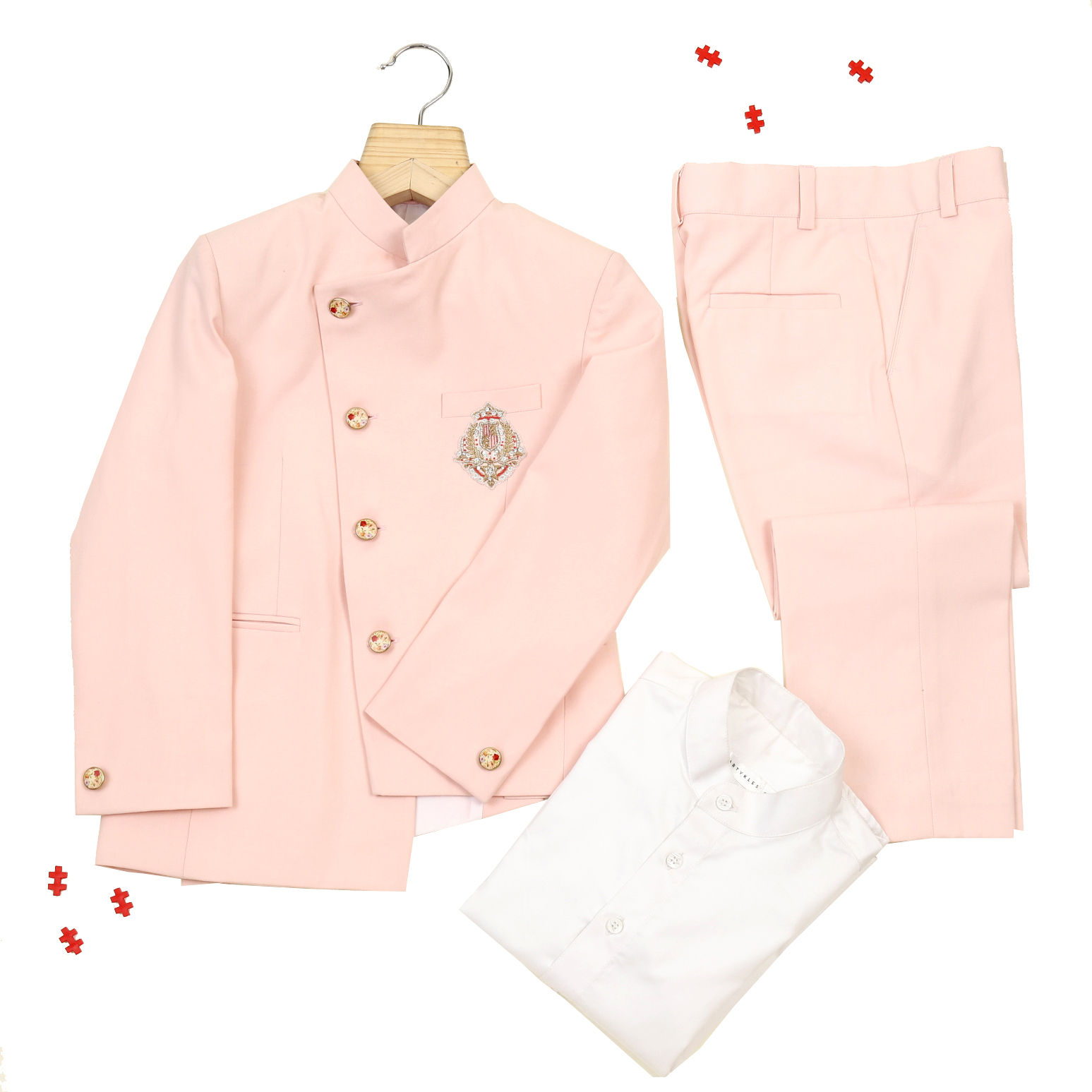 Powder Pink Jodhpuri Set