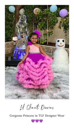 Pink Purple Royal Gown