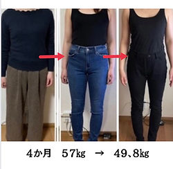 4ヶ月で−7.2㎏に!!