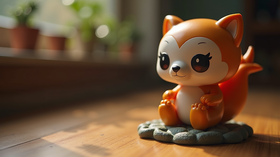 Close-up view of a limited-edition collectible figurine
