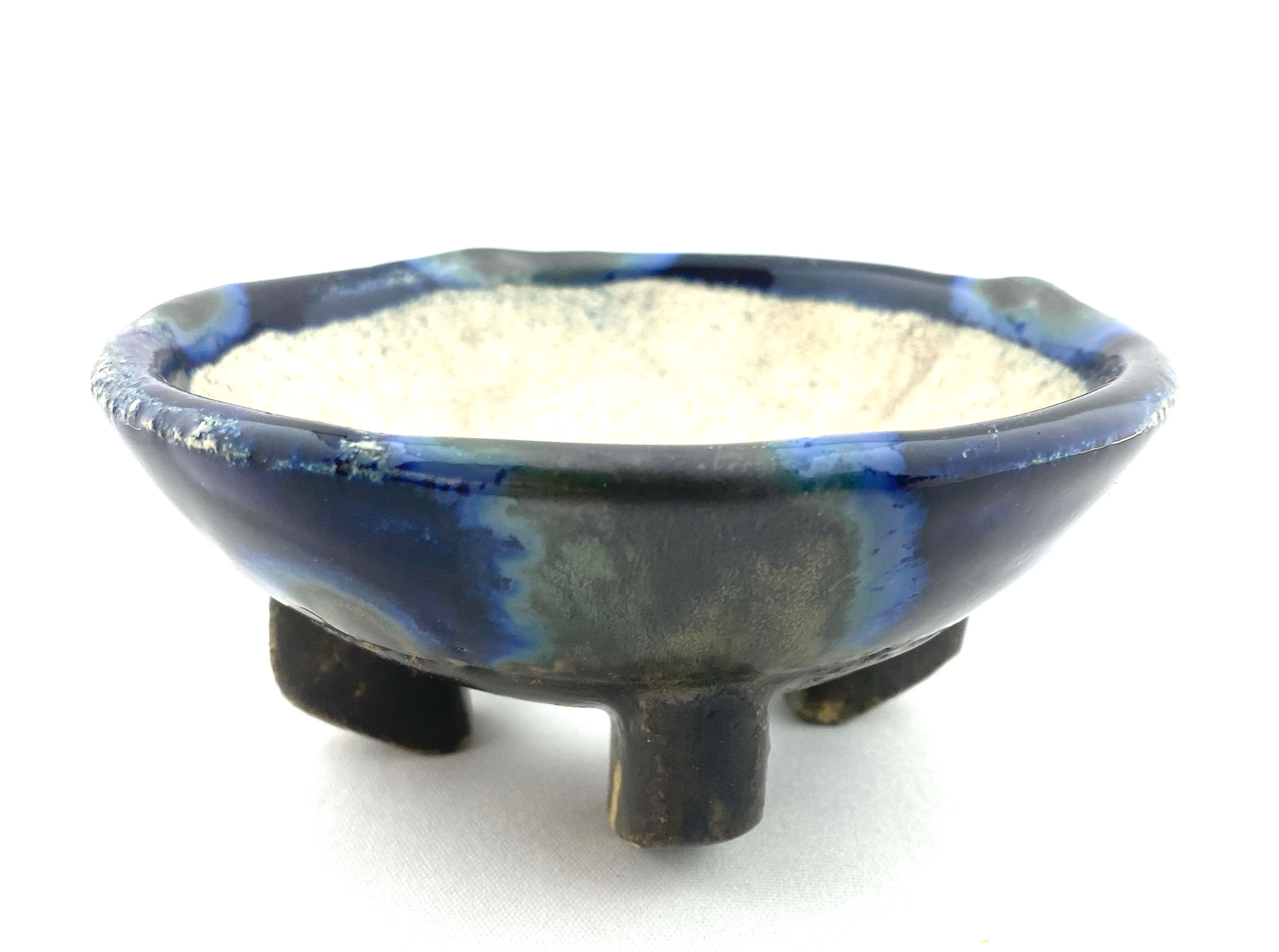 Bonsai Pot round glazed Mame size 15x4cm