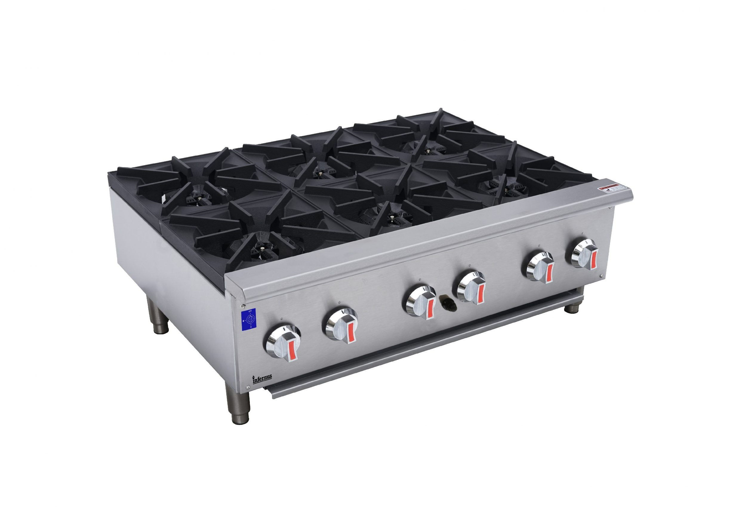 Infernus 6-Burner Hob Gas Hotplate Cooker – 900mm (36″)
