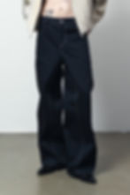 Heavy baggy selvedge denim jeans