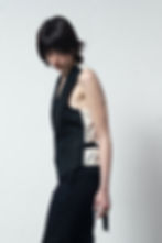SF1OG suit vest, indie sleaze vest