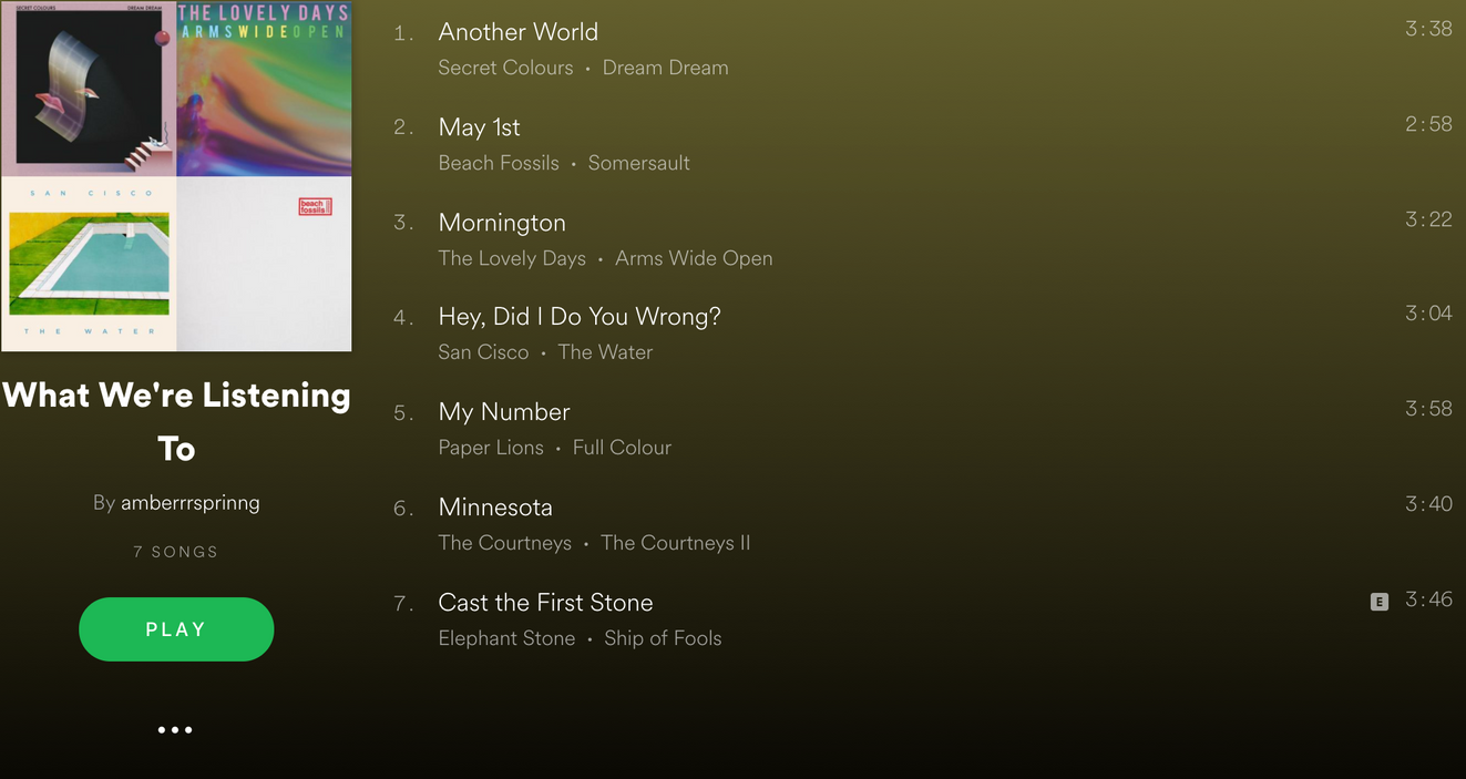 What We're Listening To