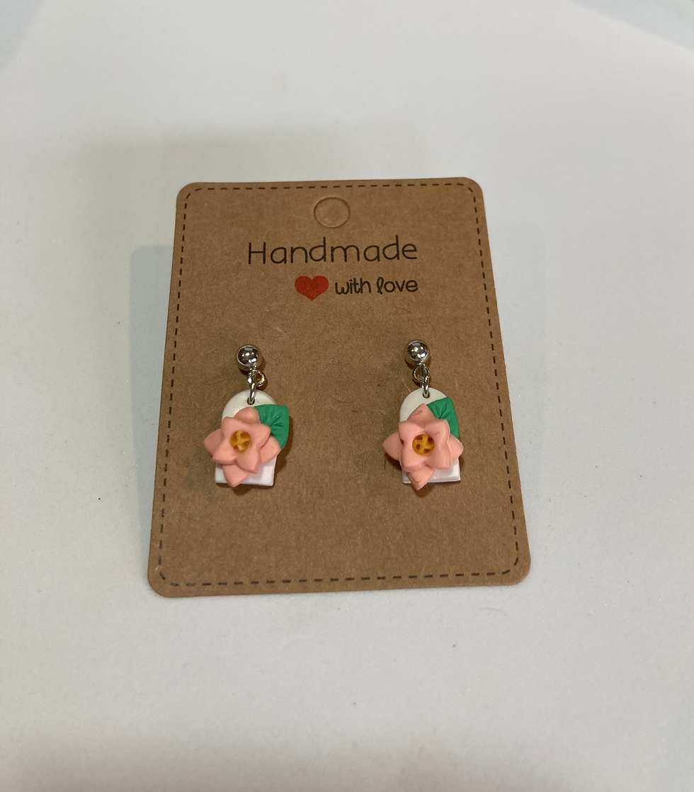 縮圖：Handmade Clay Earrings - HOMA BLOOM