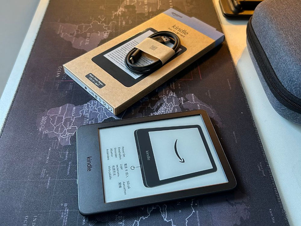 Kindle transformou a minha experiência de leitura.