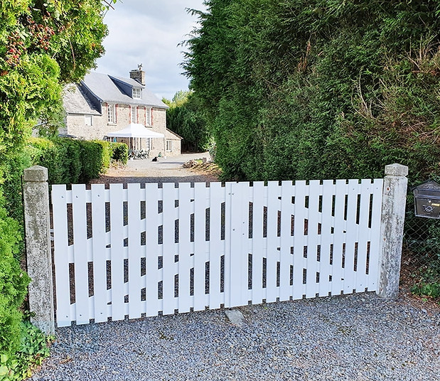 uPVC Driveway Gates Amazing Fences