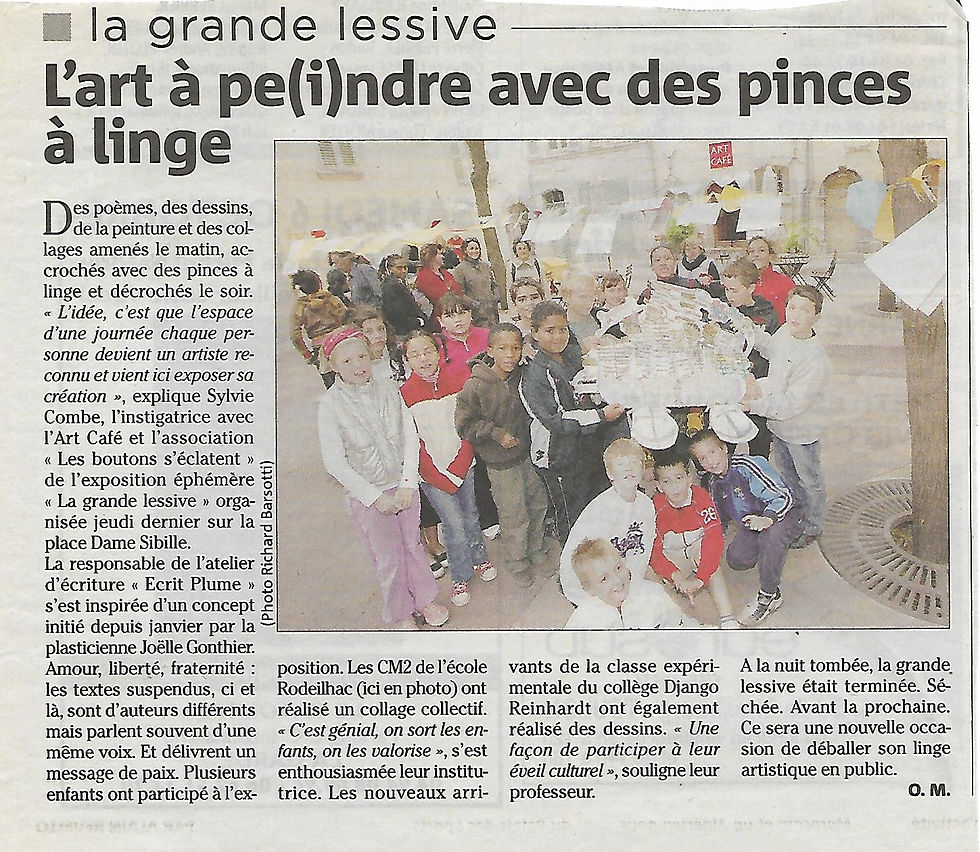 La grande lessive octobre 2007 VM