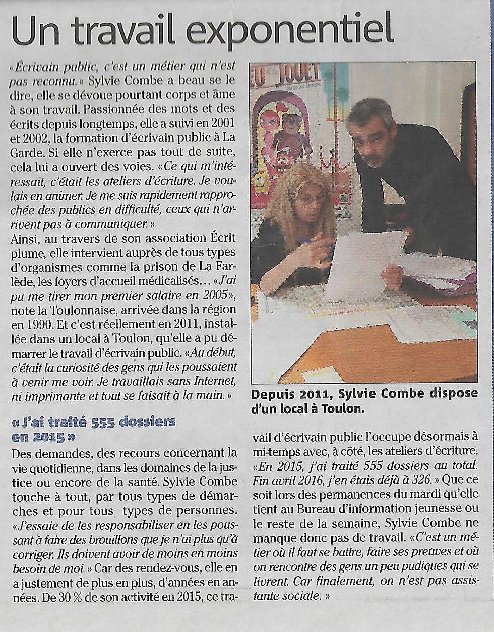 La permanence Var Matin 2016