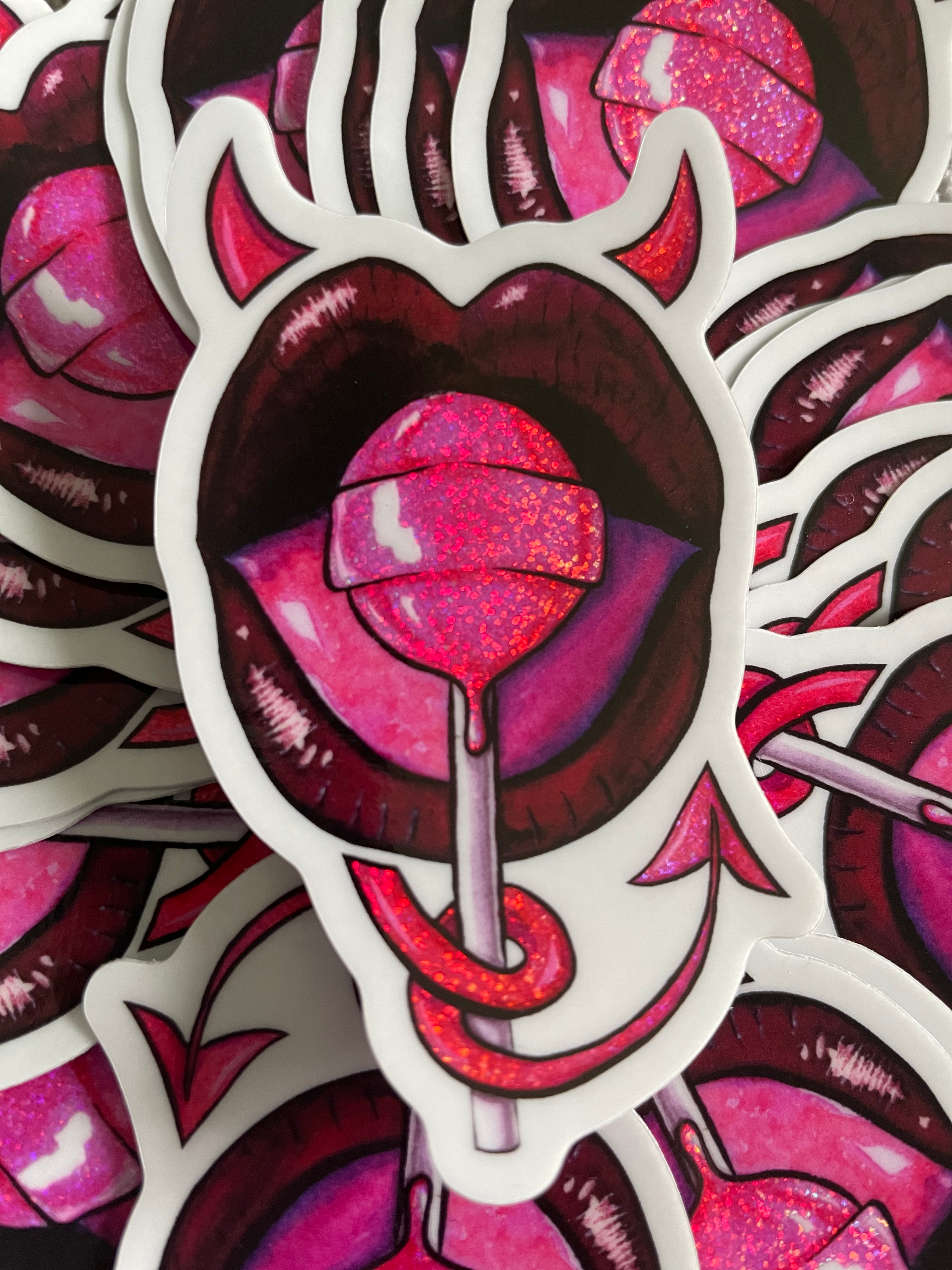 Deliciously Malicious - Single Sparkle Sticker