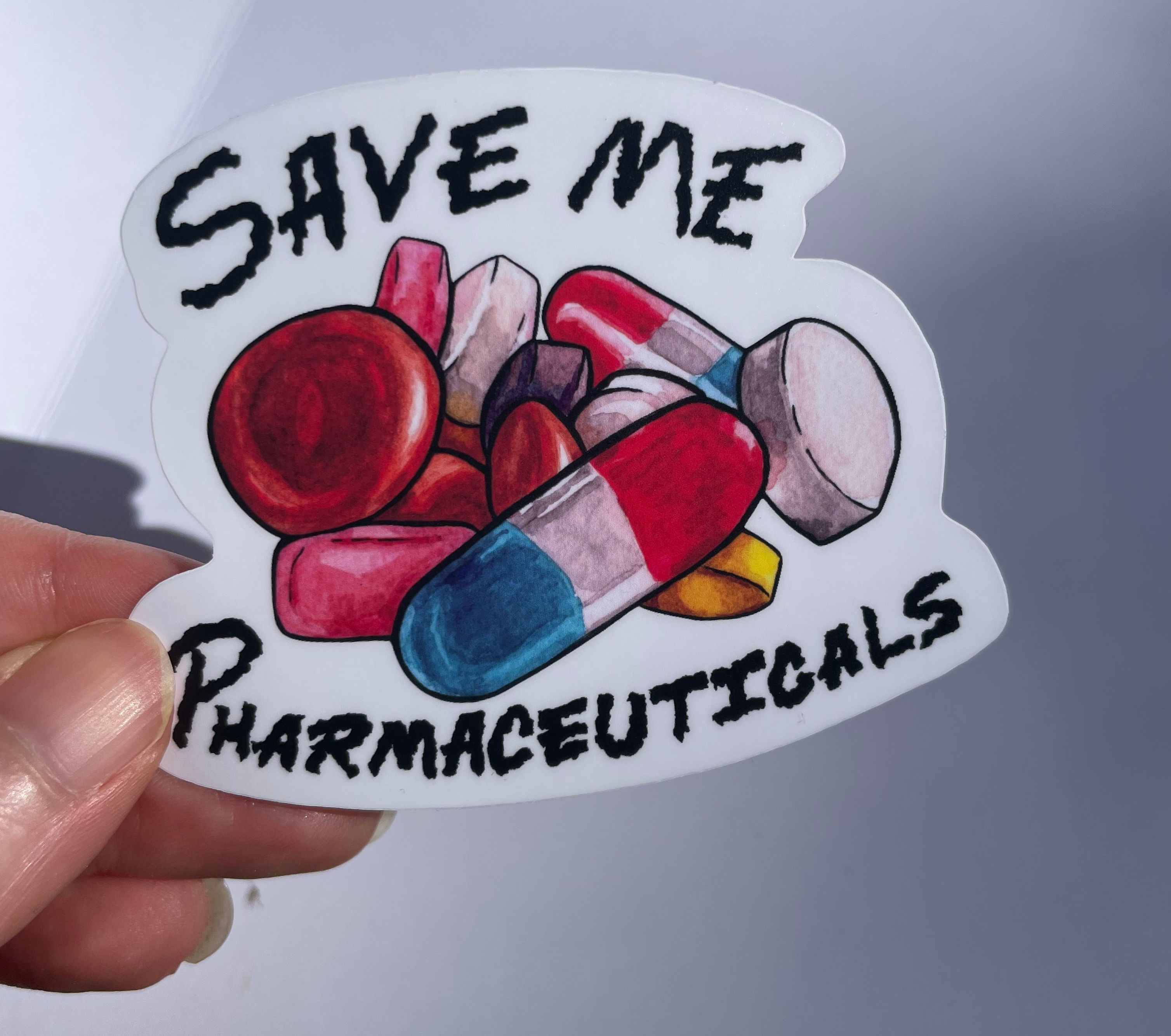 Save Me Pharmacueticals - Single Sticker