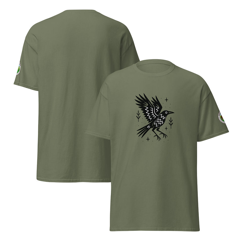 Thumbnail: Chipco Preserve Stylized Crow in Flight Classic T-Shirt