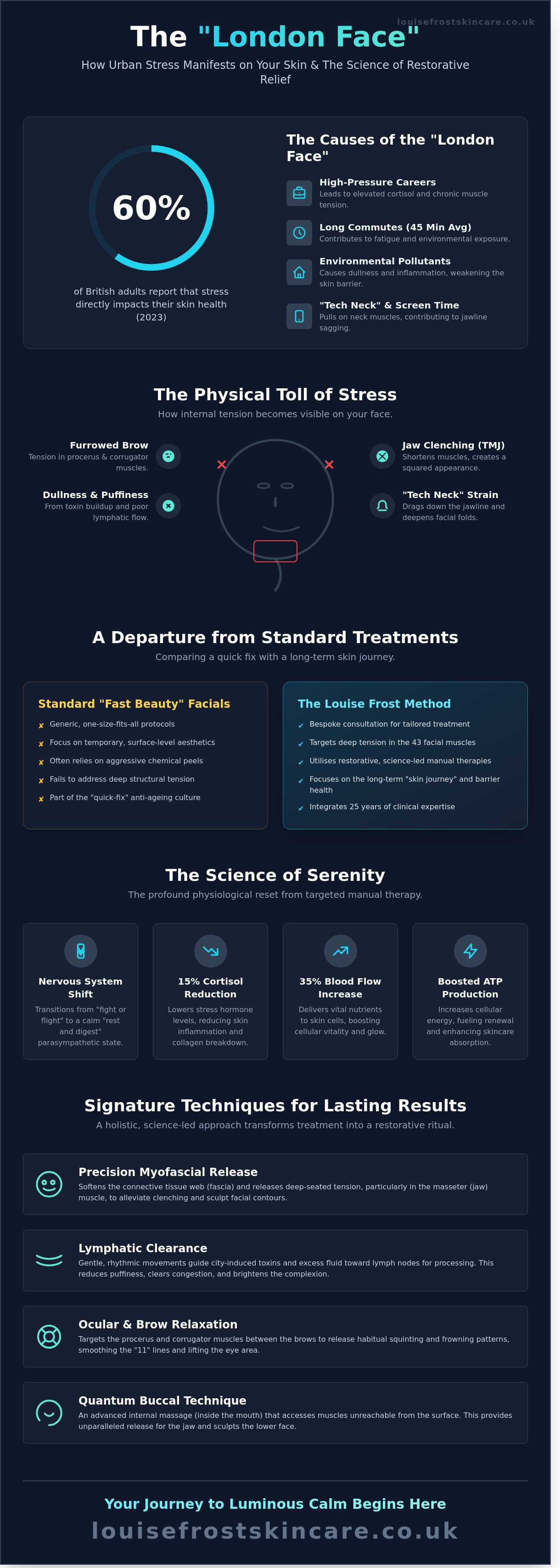 Stress relief facial massage London