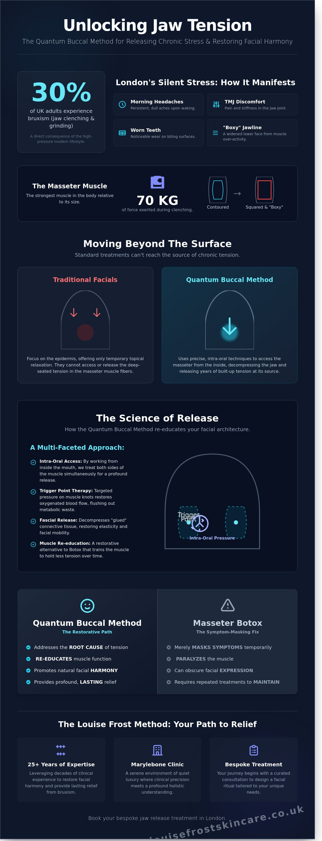 Facial to reduce jaw clenching London