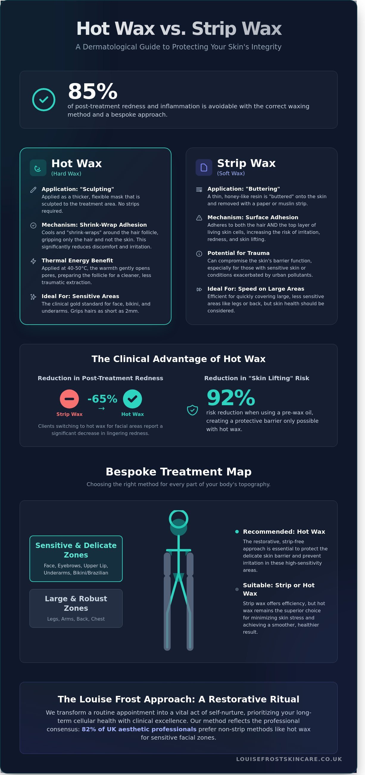 Hot wax vs strip wax