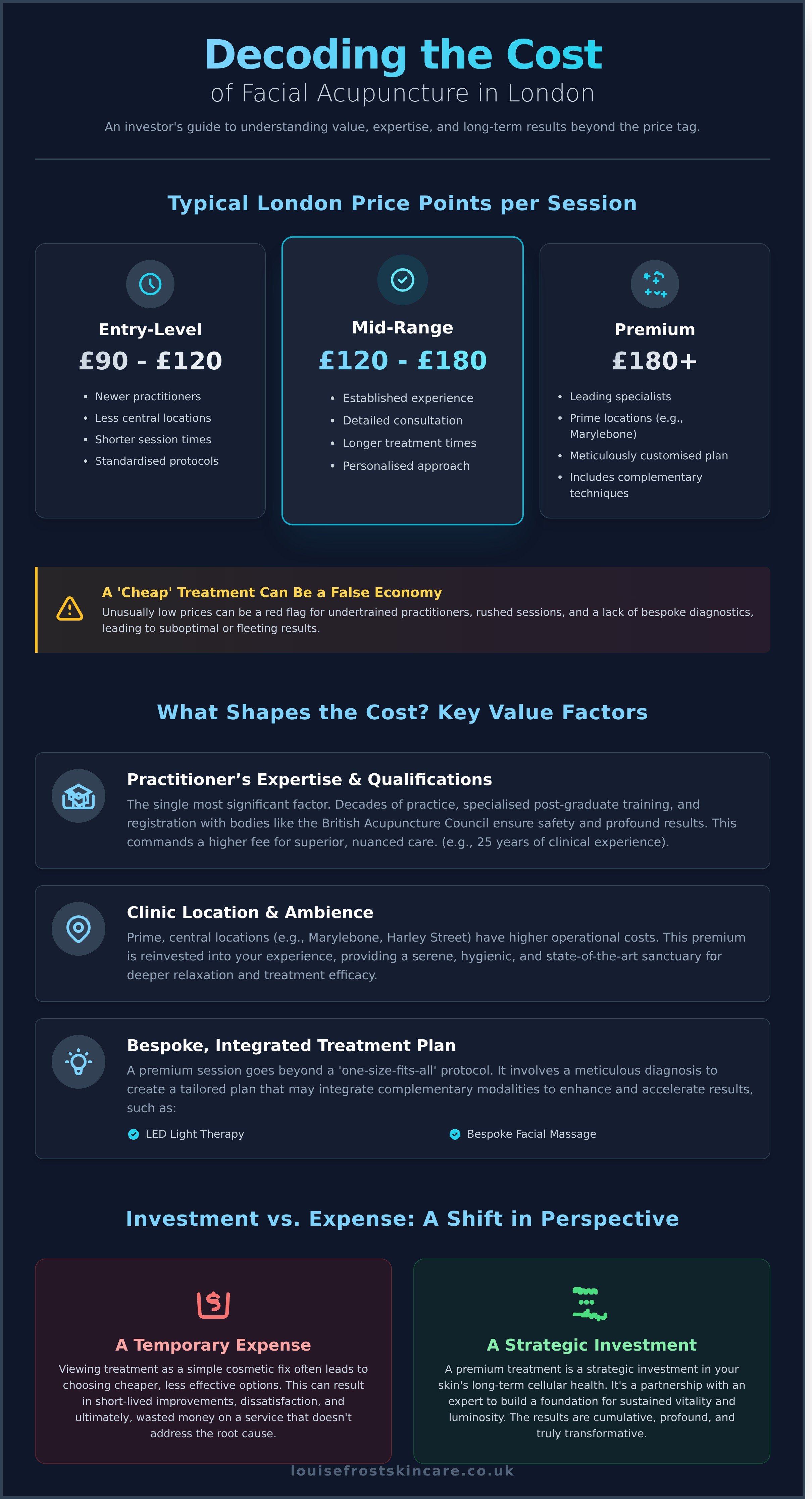 Facial acupuncture London cost