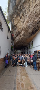 Viajantes reunidos em grupo no tour Semana Santa no Sul da Espanha