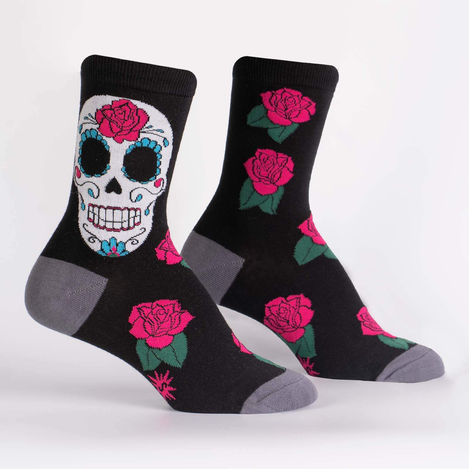 Bones - Socks - Sock it to Me Sugar Skull Womens Crew