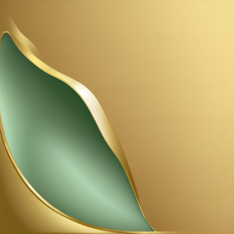 Simple gold background with touch of sage.jpg