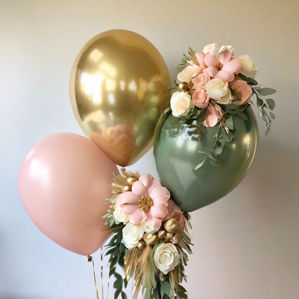 blush flower, sage accent and gold balloon.jpg