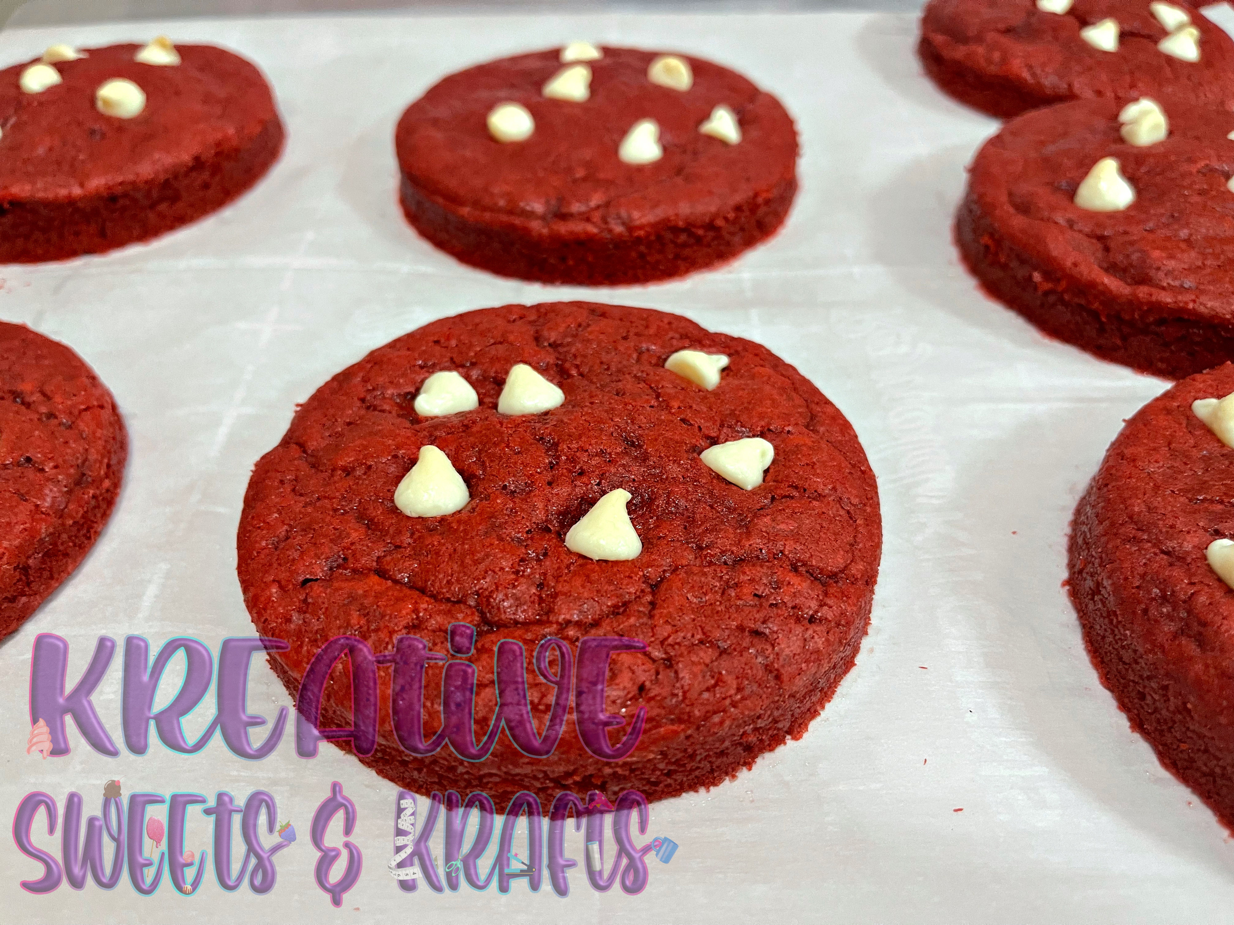 Red Velvet Cookies 4pack
