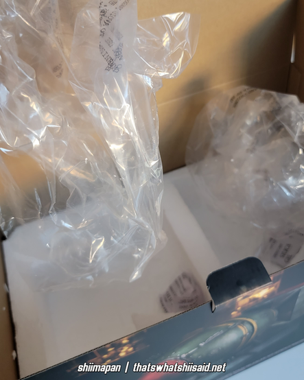 Plastic and styrofoam packaging