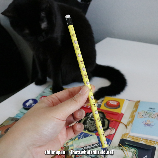 Day 21 of the Fallout advent calendar: pencil with emoji from the Fallout CHAT app